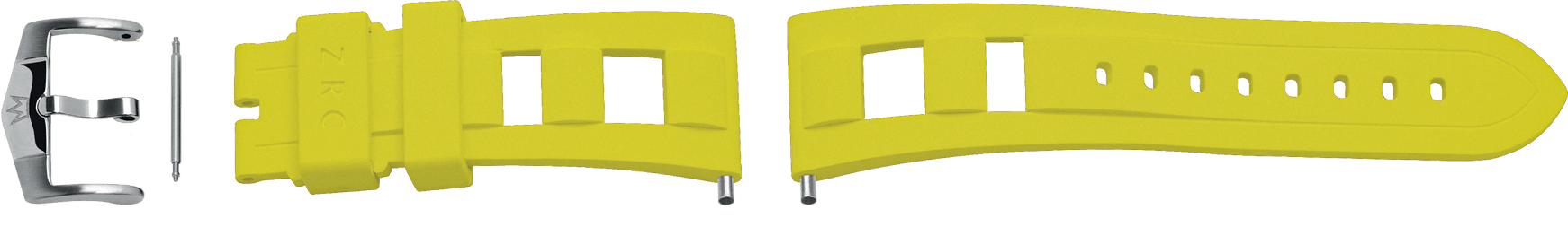 SGF5009-yellow-rubber-epdm-strap-steel-finish-ZRC®