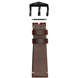 SGF4017-Calf-Vintage-Leather-Strap-Rawsilk-Stitching-Steel-buckle-DLC coated-ZRC®-Zoom