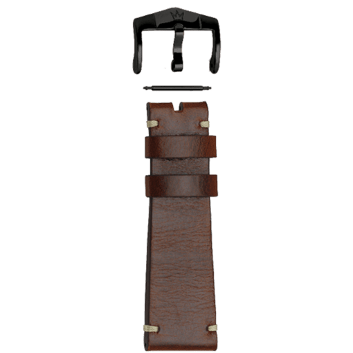 SGF4017-Calf-Vintage-Leather-Strap-Rawsilk-Stitching-Steel-buckle-DLC coated-ZRC-Zoom