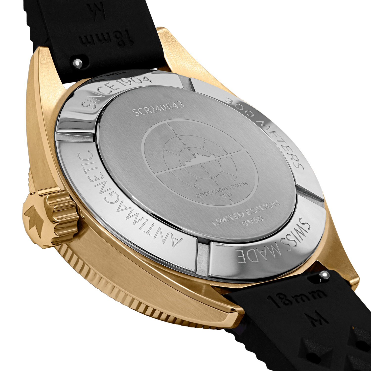 Limited Edition ZRC watch Operation Torch - SC3948521318 - back